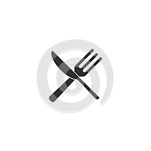 Fork knife spoon or food restaurant icon vector isolated 3