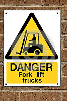 Fork Lift Truck Sign