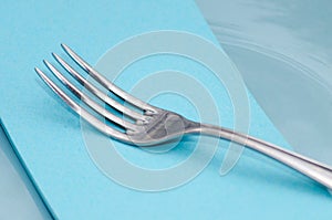 Fork on the plate