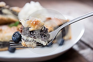 Fork with Poppy-Seed Cake