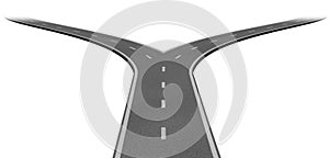 Fork in the road