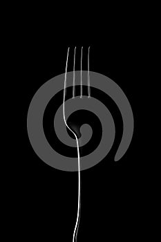 Fork silhouette