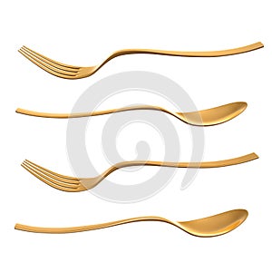 Fork and spoon arrangement