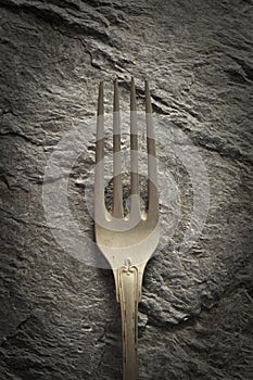 Fork on the stone