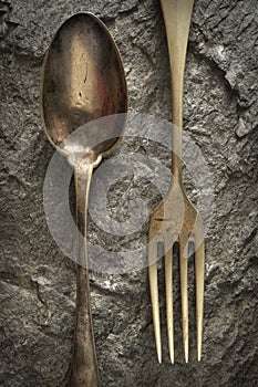 Fork on the stone