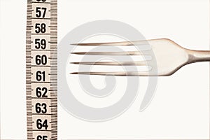 Fork with a tape