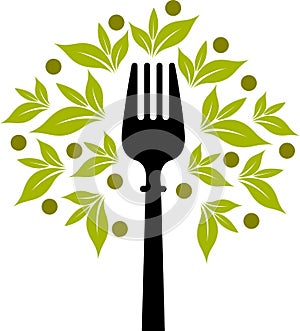 Fork tree logo photo