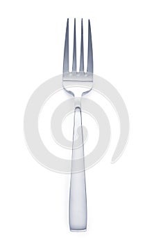 A fork on a white background