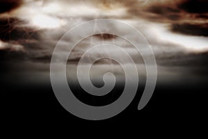 Forked lightning against sky