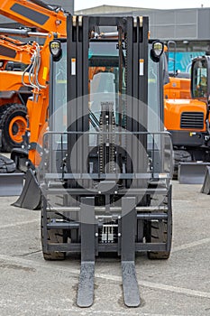 Forklift Construction Site