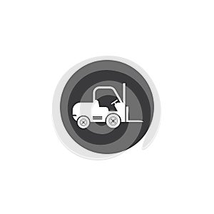 forklift icon vector illustration design