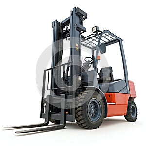 Forklift Isolated