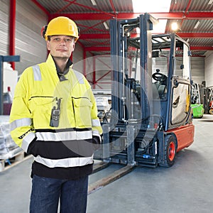 Forklift operator