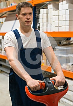 Forklift operator.