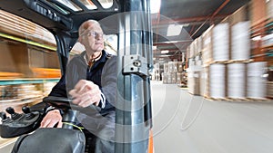 Forklift ride