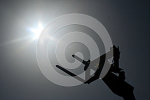 Forklift silhouette