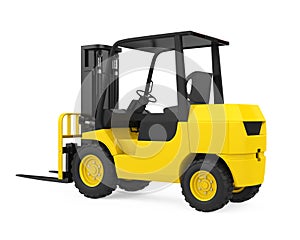 Forklift Truck Isolated