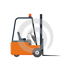 Forklift vector illustration isolated on a white background