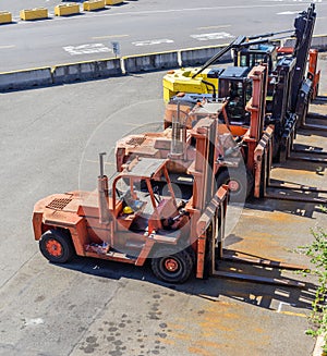 Forklifts photo