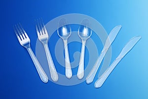 Forks spoons and knives