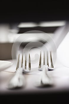 Forks on Table