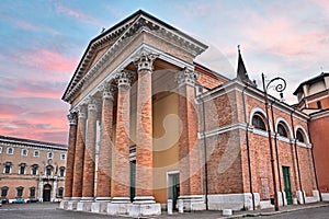 Forli, Emilia Romagna, Italy: cathedral of Santa Croce