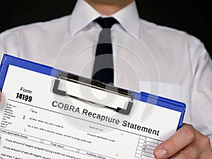 Form 14199 COBRA Recapture Statement