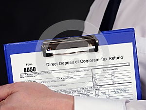 Form 8050 Direct Deposit of Corporate Tax Refund