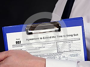 Form 907 Agreement to Extend the Time to Bring Suit