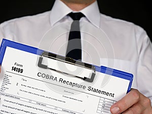 Form 14199 COBRA Recapture Statement