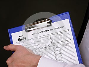 Form 15094 Consent to Disclose Tax Information photo