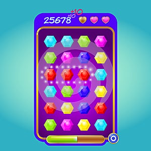 Form design game user interface for video games for comput