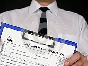 Form 12661 Disputed Issue Verification