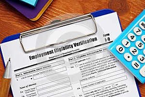 Form I-9 Employment Eligibility Verification