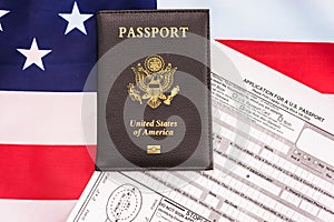 Form to request a new American passport