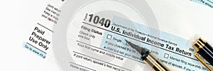 Form 1040 U.S. Individual Income Tax, Time of refund of tax