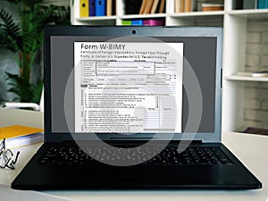 Form W-8IMY Certificate of Foreign Intermediary, Foreign Flow-Through Entity, or Certain U.S. Branches for U.S. Tax Withholding