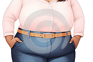 formal belts flattering for a plus size figure displayed photo