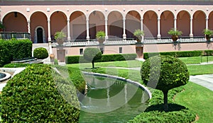 Formal courtyard