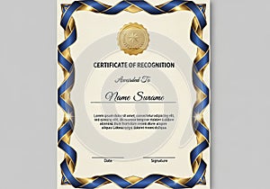 Is formal and elegant, suitable for official acknowledgments or