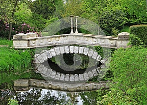 Formal English Garden with stream