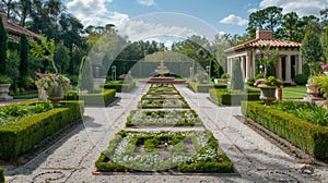 Formal French Parterre Garden photo