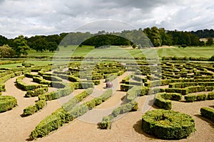 Formal gardens, Longleat House, England photo