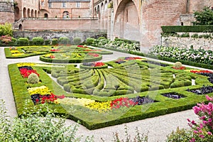 Berbie Palace Gardens in Albi, France photo