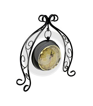 Formal Scrolled Clock