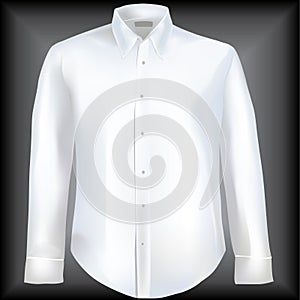 Formal shirt with button down collar