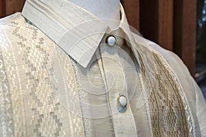 Formal shirt and national dress barong tagalog