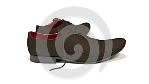 Formal shoes brown leather