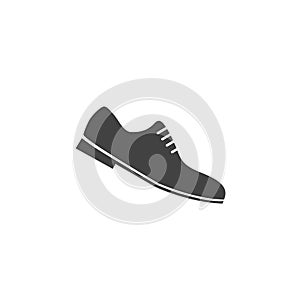 Formal Shoes Icon. Man Footwear Illustration As A Simple Vector, Trendy Sign Symbol for Design and Websites