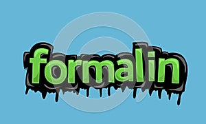 FORMALIN background writing vector design
